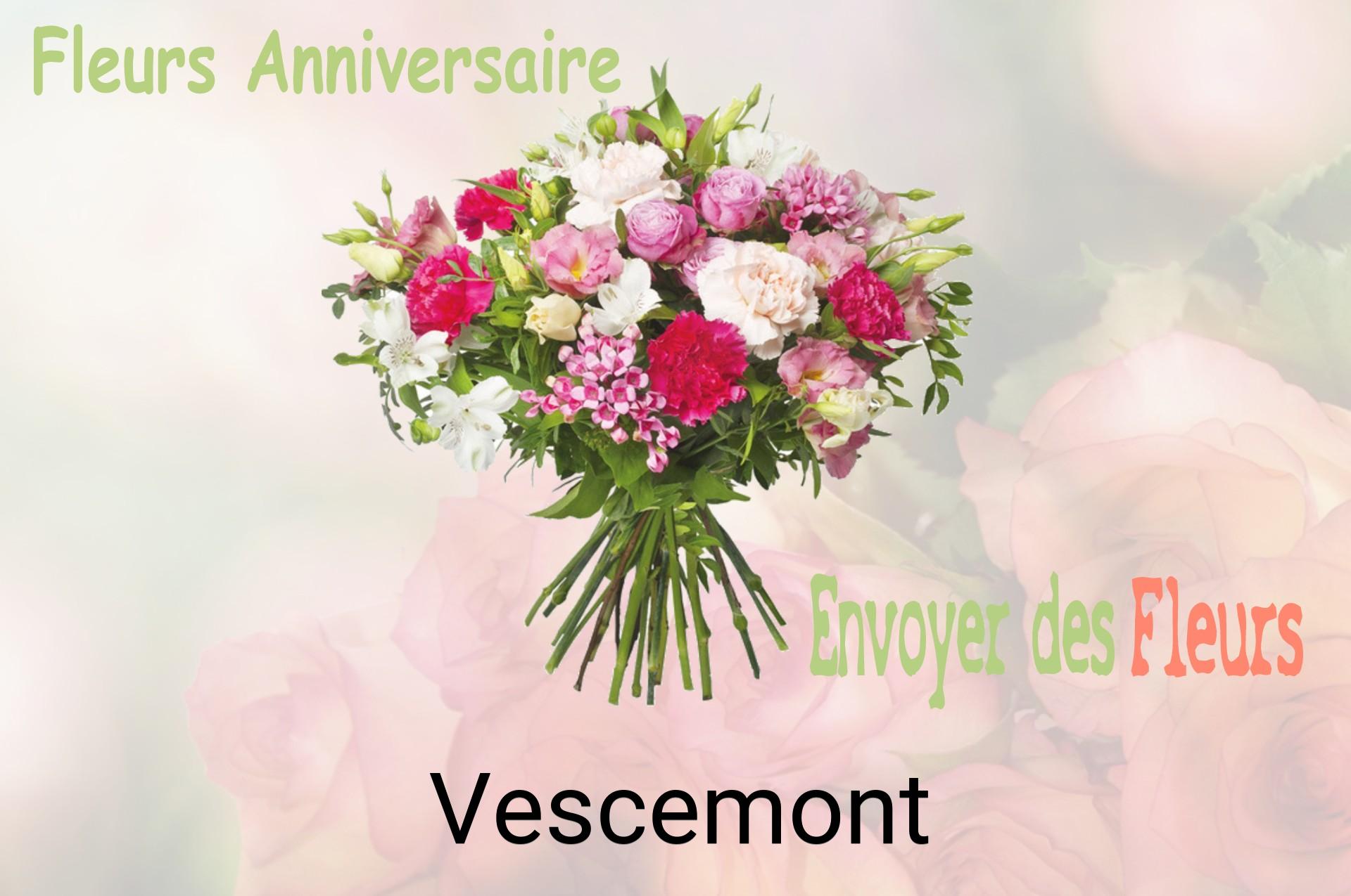 Bouquet de fleurs d’anniversaire livré à Vescemont